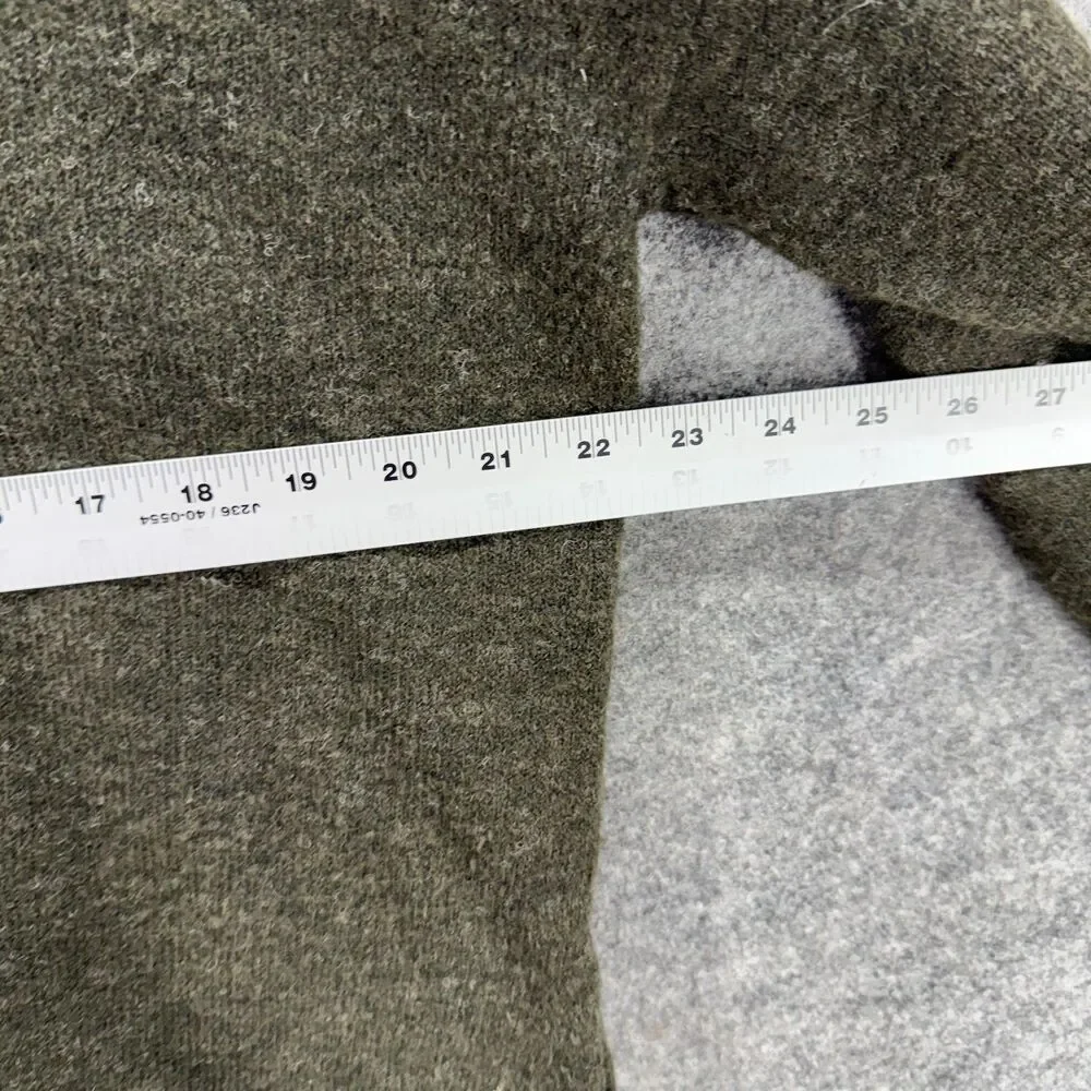 Lucky Brand Sweater Pullover Women S Small Gray Knit V-Neck Long Sleeve Wool - Picture 5 of 7